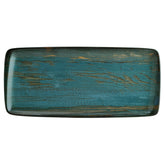 Bonna China Cora 13.5" x 6" x h:0.75" Rectangular Decorated Porcelain Platter